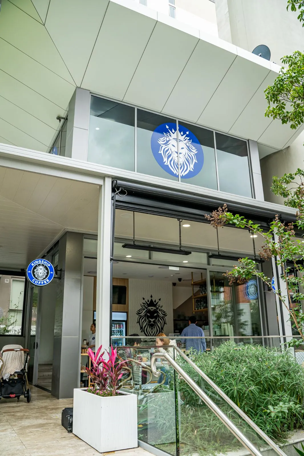 Kingship Coffee entrance and shopfront